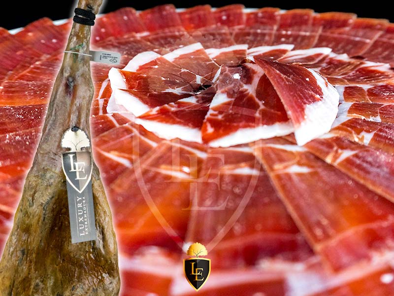 Jamón Ibérico de Cebo con precinto blanco