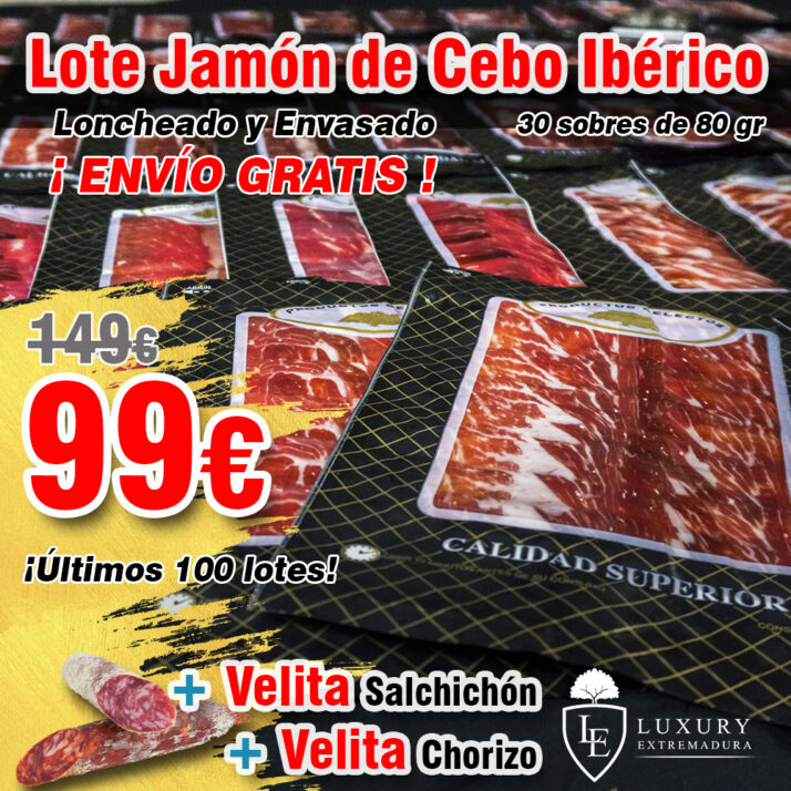 Lote Jamón de Cebo Ibérico