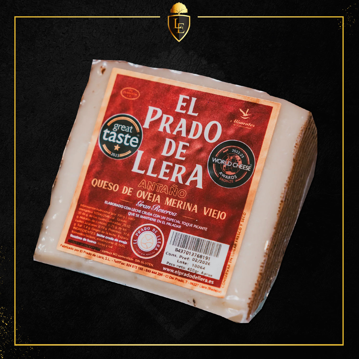 Queso de Oveja Merina Viejo Antaño