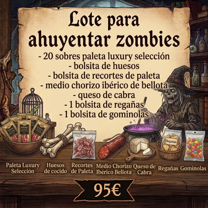 Lote Ibérico "Ahuyenta Zombies" – Edición Especial Halloween