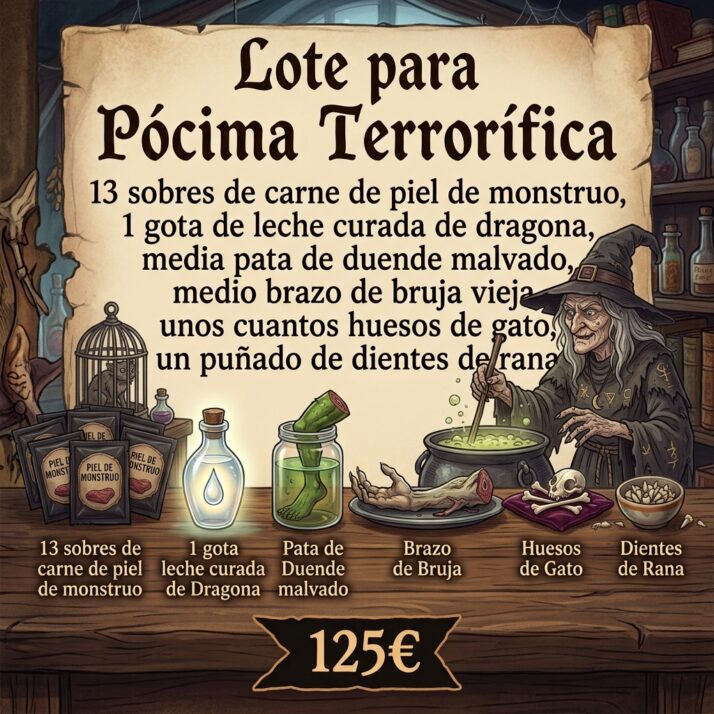 Lote Ibérico "Pócima Terrorífica" – Edición Especial Halloween