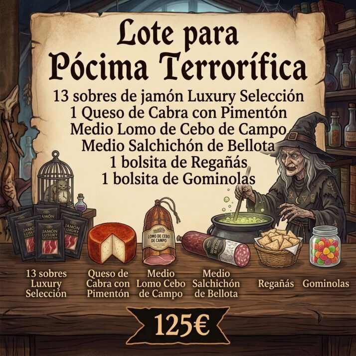 Lote Ibérico "Pócima Terrorífica" – Edición Especial Halloween